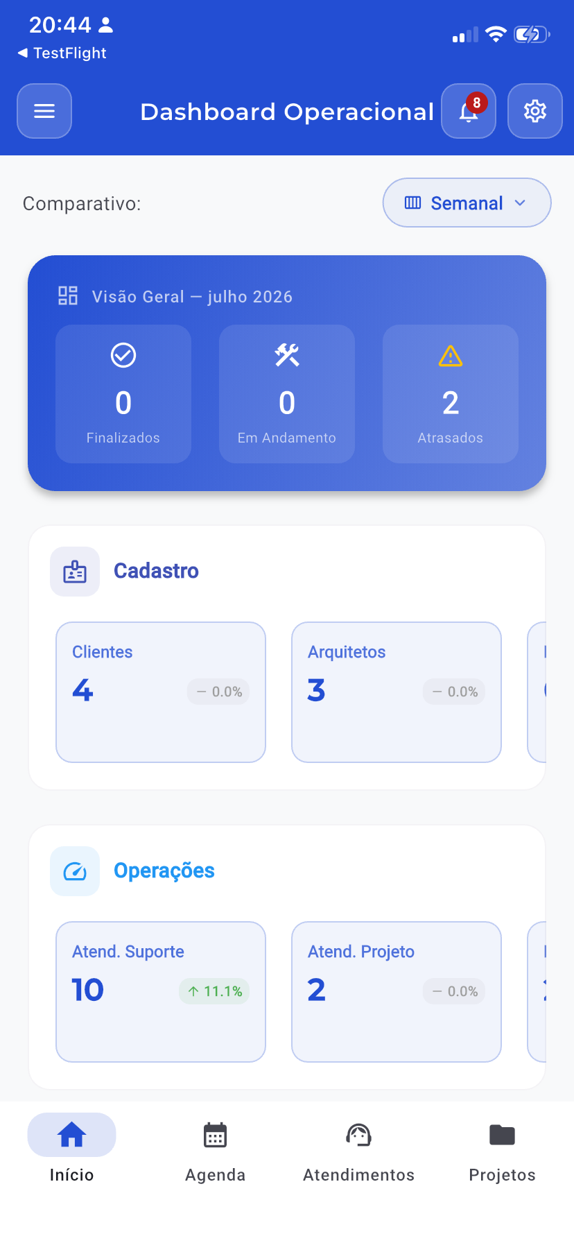 App Eficaz no celular